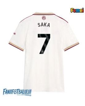 Arsenal Bukayo Saka #7 Tricou Fotbal Replică 2025-26 Femei Treilea